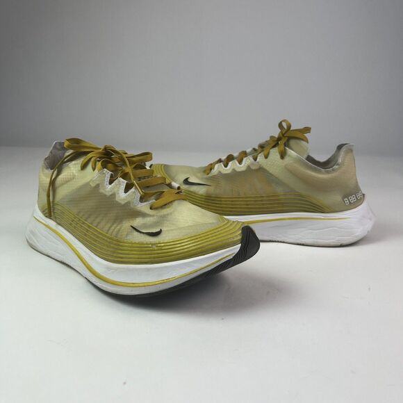 Nike Zoom Fly SP Mens 8 Dark Citron Running Sneakers AJ9282-300 shoe Athletic - Picture 14 of 16
